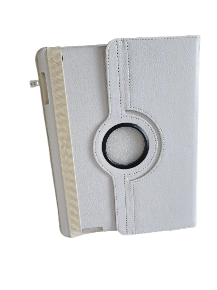 PROTECTION IPAD IMITATION CUIR BLANCAVEC 2 PROTECTIONS ECRAN ET 1 STYLET