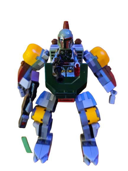BOBA FETT robot et figurine compatible avec les bricks lego +notice