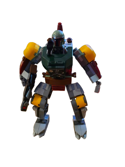 BOBA FETT robot et figurine compatible avec les bricks lego +notice