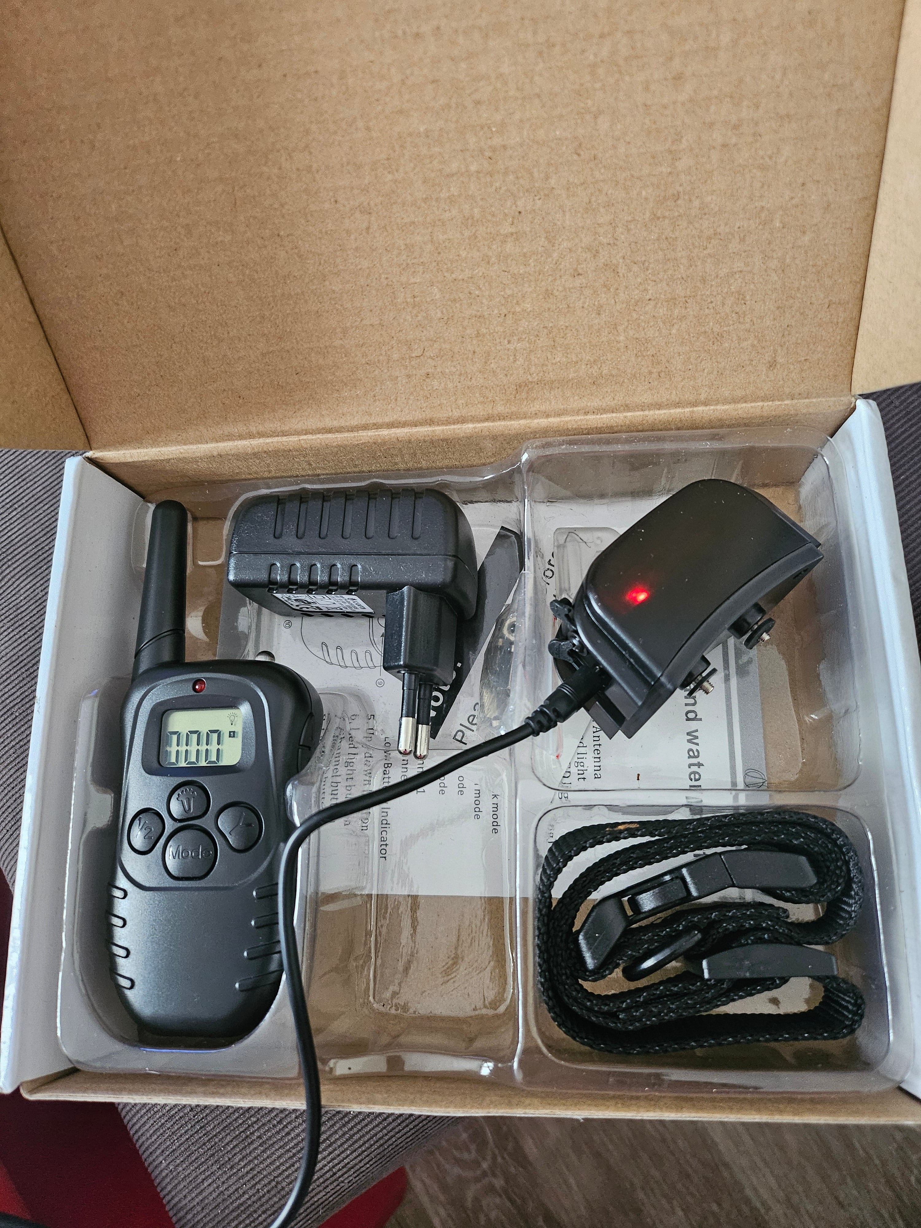 COLLIER D'APPRENTISSAGE PET998DR RECHARGEABLE ET WATERPROOF COMPLET