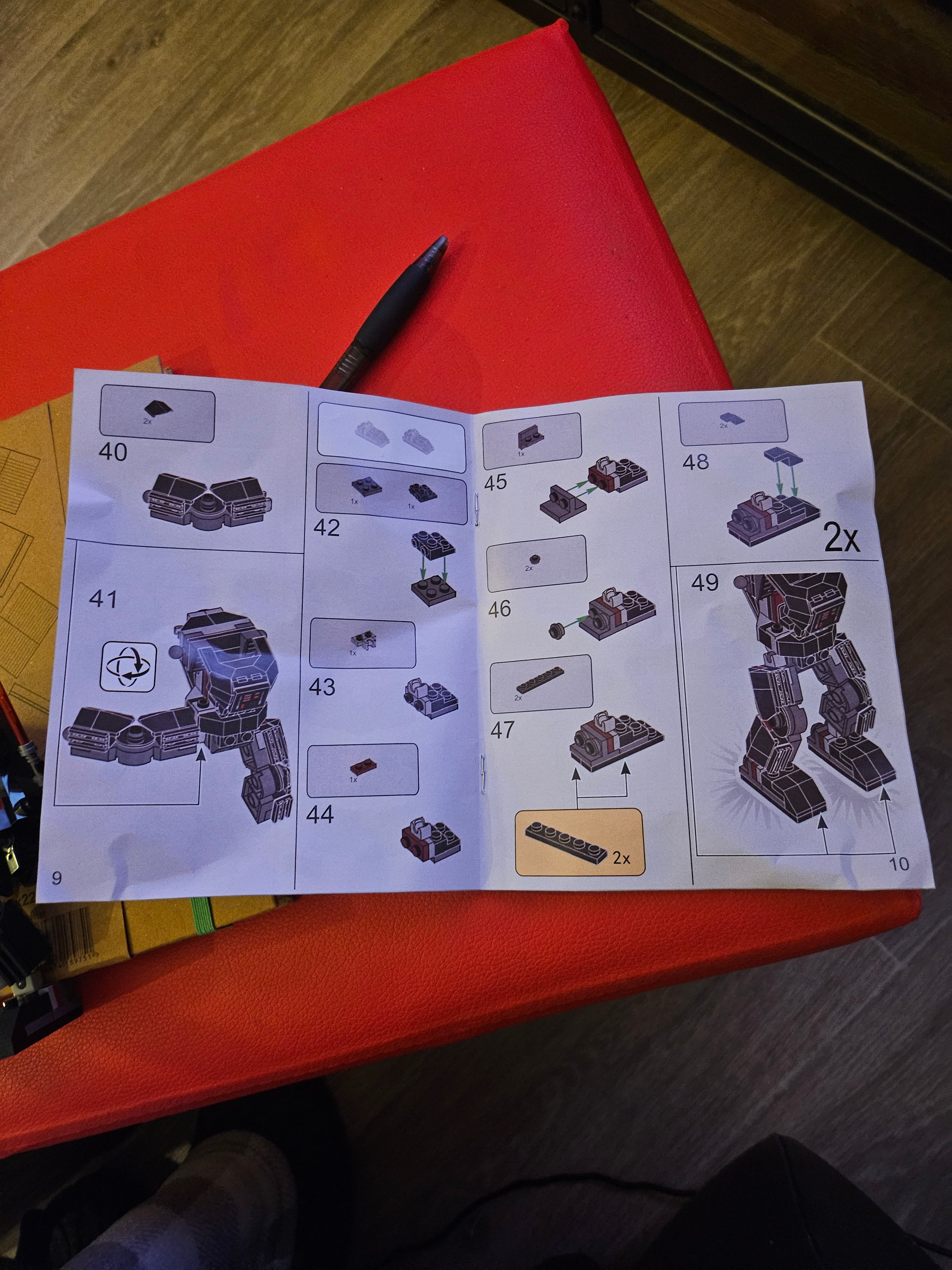 DARK VADOR (ROBOT ET FIGURINE AVEC NOTICE ) COMPATIBLE AVEC LES BRICKS LEGO