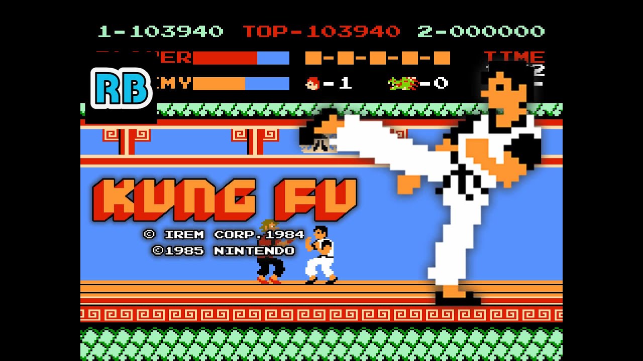 JEU NINTENDO NES CARTOUCHE SEULE : KUNG FU 1985 EN BON ETAT