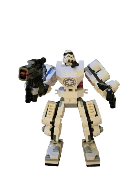 STORMTROOPER BLANC COMPATIBLE AVEC LES BRICKS LEGO +NOTICE